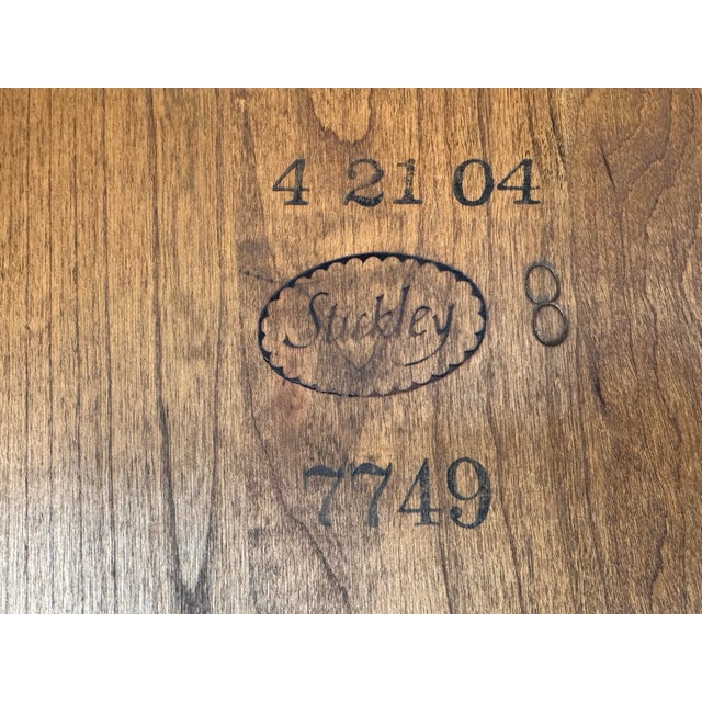 Stickley Bayonne Dining Extension Table + Eight Chairs, Set For Sale - Image 12 of 12