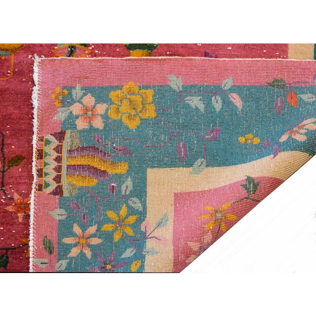 Early 20th Century Chinese Art Deco Rug For Sale - Image 10 of 12
