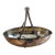 1930s Egidio Broggi Corded Large Silverplate Basket For Sale