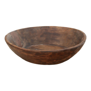 Authentic 16" Wood Decorative Bowl