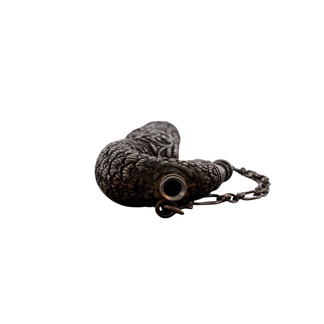 Late 19th Century Silver Victorian Repoussé Silver Cornucopia Posy Holder For Sale - Image 13 of 15