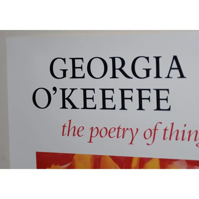 Georgia O'Keeffe "The Poetry of Things" Exhibition Poster San Francisco c.2000 For Sale - Image 4 of 9