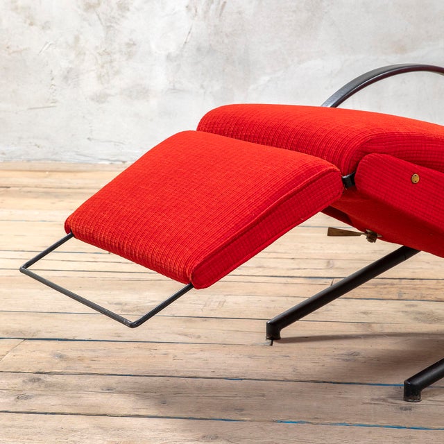 Metal Lounge Chair Mod. P40 by Osvaldo Borsani for Tecno, 1955 For Sale - Image 7 of 11