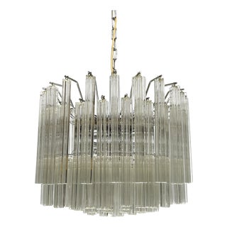 Italian Modern Murano Glass Chandelier by Murano Due, 1970s For Sale