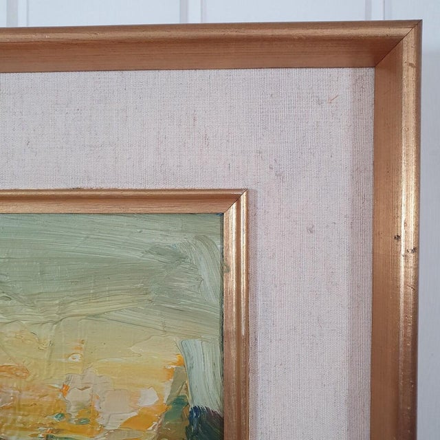 Jonne Bergström, Landscape by the Atelier, 1960s, Oil on Canvas For Sale - Image 17 of 18