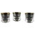 Glass Mid-Century European Glasses with Gilded Edges, Set of 3 For Sale - Image 7 of 7