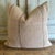 Mid-Century Modern Custom Hand Made Wool Pillow With Stripes Includes Down Feather Insert For Sale - Image 3 of 9