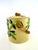 Vintage Japanese Majolica Fruit & Basket Weave Biscuit Jar With Rattan Handle For Sale - Image 11 of 13
