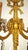 Vintage Brass and Lead Crystal Wall Lamp from Palwa, 1950s For Sale - Image 9 of 10