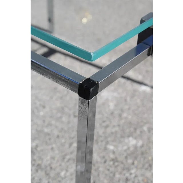 Italian Minimal Table Glass Top, 1970s For Sale - Image 4 of 7