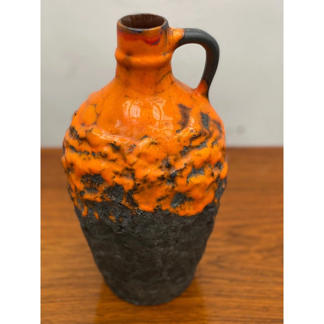 Ceramic German Ceramic Vase in Fat Lava by Carstens Tönnieshof, 1960s For Sale - Image 7 of 10