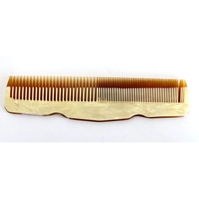 Art Deco (7) Piece Celluloid Vanity "Necessaire" Grooming Set. C. 1930 For Sale In Reno/Lake Tahoe - Image 6 of 17