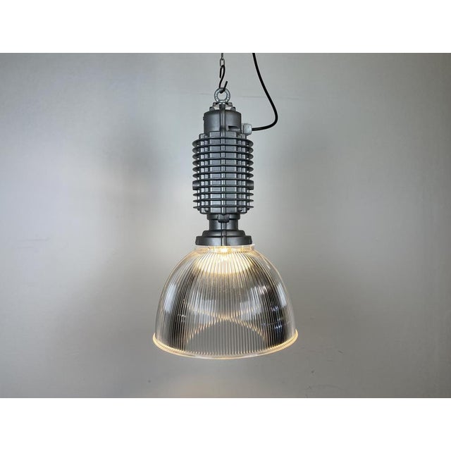 Metal Industrial Pendant Lamp by Charles Keller for Zumtobel, 1990s For Sale - Image 7 of 14