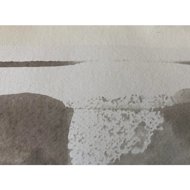 Largo.I Abstract Acrylic Painting on Japanese Paper, Framed For Sale - Image 4 of 6