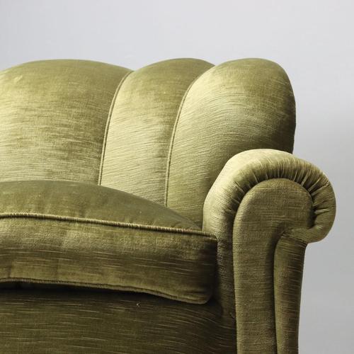 Vintage Italian Sofa in Fabric, 1950s For Sale - Image 3 of 10