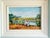 American 1970s Original Carolton Barron Florida Marsh Landscape Painting in Light Blue Frame For Sale - Image 3 of 9