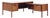 Jens Rinsom Mid Century Executive Desk in Walnut With Return, 1960s For Sale