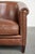 English-Style Club Chair in Cowhide Leather For Sale - Image 11 of 12