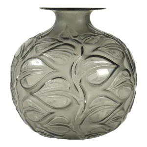 Gray Sophora Vase by Rene Lalique