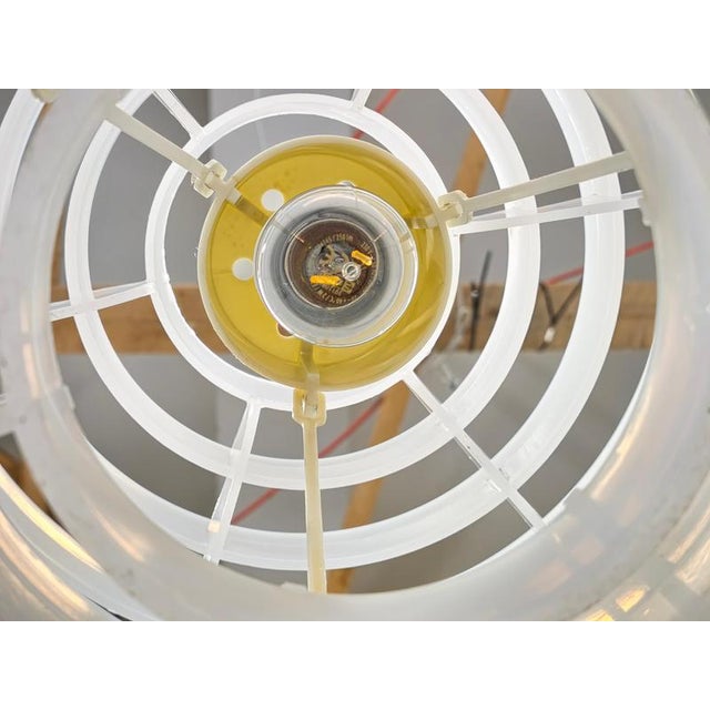 Czechoslovak Space Age UFO Pendant Lamp, 1960s For Sale - Image 13 of 16