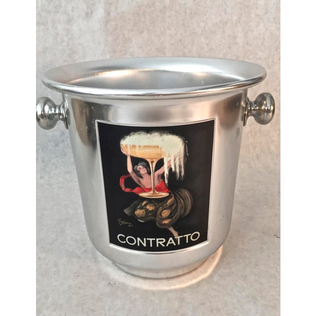 Pottery Barn 'Bubbly' 8 Dessert Plates Champagne Bucket and Towel 10