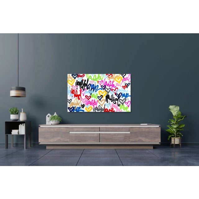 Textile "You Can See Her Smile From Outerspace" Original Artwork by Amber Goldhammer For Sale - Image 7 of 10