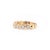 Modern Ladies 18k Yellow Gold 1.50ctw Bezel Set Half Eternity Band Ring, Size 6.5 For Sale - Image 3 of 8