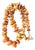 Vintage Butterscotch Amber Beaded Necklace For Sale