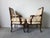 1970s Vintage Louis XV Style French Provincial Walnut Upholstered Armchairs - A Pair For Sale - Image 5 of 17