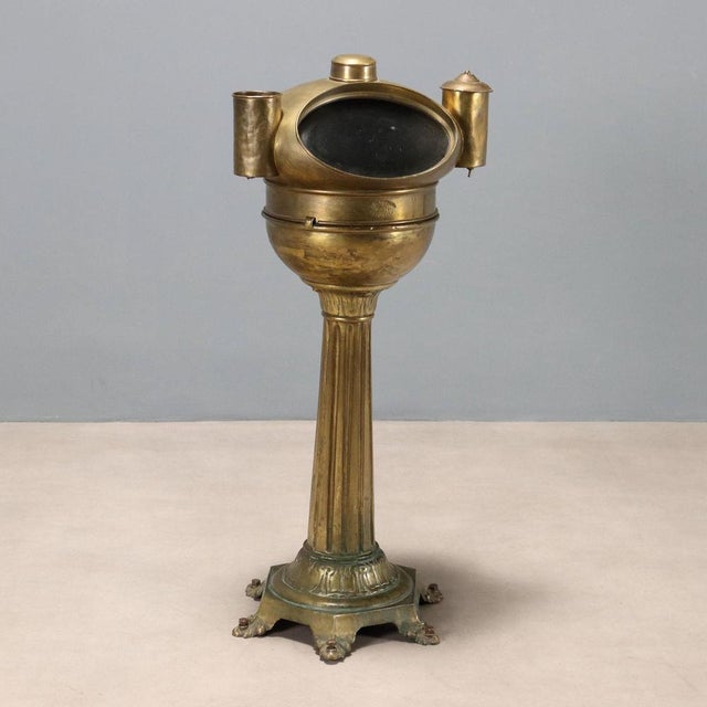 Nautical Compass in Binnacle on Ground For Sale - Image 13 of 14