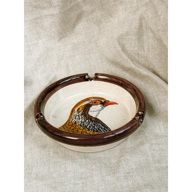 Vintage Portuguese Ceramic Ashtray by Quina for FVF, 1970 For Sale - Image 3 of 3
