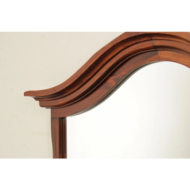 Late 20th Century Sugar Hill Furniture Traditional Arched Top Wall Mirror For Sale - Image 5 of 12