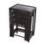 Set of 4 Antique Chinese Floral & Figural Carved Hardwood Nesting Tables For Sale - Image 6 of 13