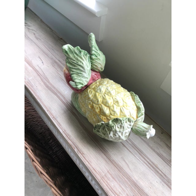 1980s Italian Majolica Rabbit Tureen by Vietri For Sale In Houston - Image 6 of 10