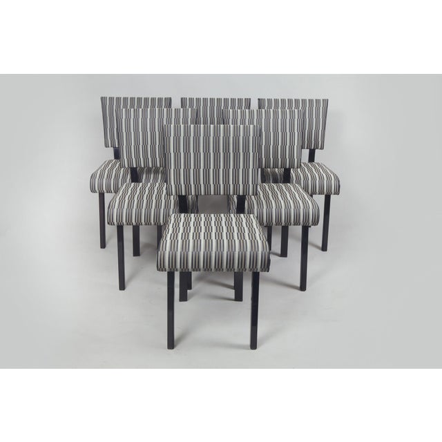 Black Vintage Art Deco Chairs by Karel E. Ort, 1930s, Set of 6 For Sale - Image 8 of 8