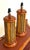 Hollywood Regency Vintage Bamboo and Woven Rattan Coastal Table Lamps - a Pair For Sale - Image 3 of 11
