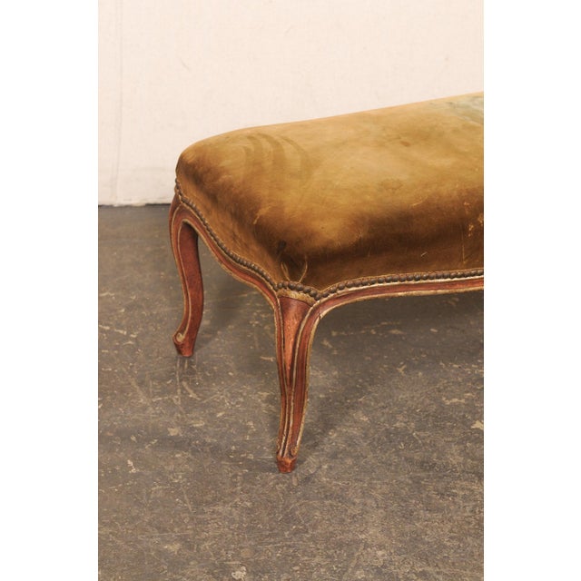 19th Century 19th C. French Louis XV Style Window Bench For Sale - Image 5 of 12