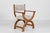Danish Kurul Armchair in Oak and Sheep Skin by Henning Kjærnulf for Eg Møbler, 1970s For Sale - Image 17 of 17