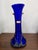 Cobalt Blue Blown Glass Vase from Silice Création Biot, 1995 For Sale - Image 9 of 18