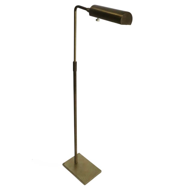 Adjustable Pharmacy Style Floor Lamp by Koch & Lowy Circa 1970’s For Sale - Image 16 of 18