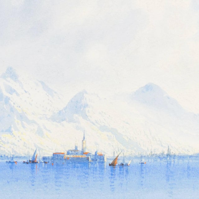 1980s 'View of Lake Como, Italy' by Frank Catano, Circa 1890 For Sale - Image 5 of 10