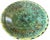 Early 21st Century Kyle Kreigh Signed Crystalline Glaze Art Porcelain Pottery Bowl With Sculptural Beaded Rim For Sale - Image 5 of 11
