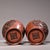 Chinoiserie Vintage Pair Solid Copper Vases, Hand Chased High Relief Fu Character & Lotus Motifs, Chinoiserie Matching Vase Set For Sale - Image 3 of 7