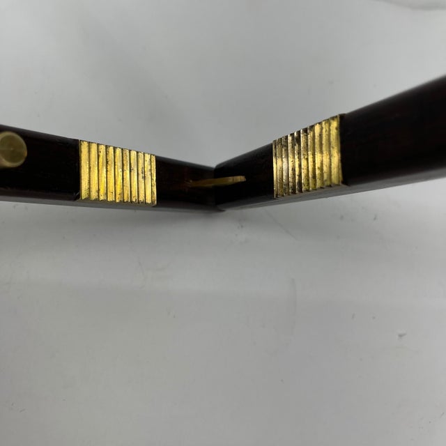 1960s Mid-Century Modern Denmark Poul Knudsen Teak & Brass Nutcracker For Sale - Image 10 of 12