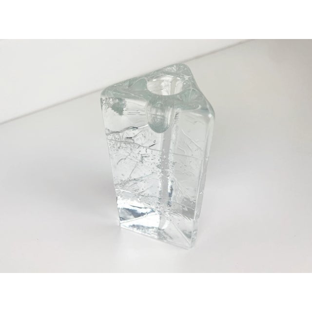 Mid-Century Modern Timo Sarpaneva Triangular 'Archipelago' Candleholder for Iittala For Sale - Image 3 of 11