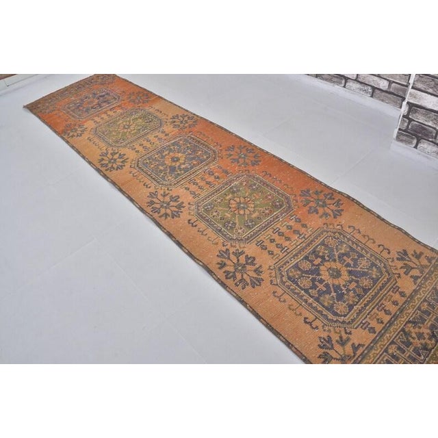Quiet Luxury Antique Anatolian Runner - Rustic Terracotta Aesthetic For Sale - Image 10 of 10