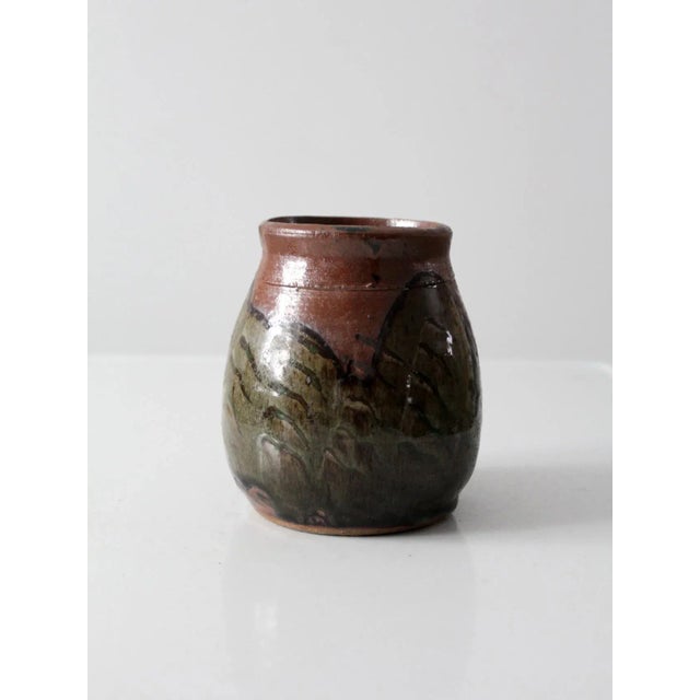 Vintage Studio Pottery Vase For Sale - Image 10 of 10