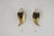 Mid-Century Leaf Shaped Brass Sconces, Italy, 1950s, Set of 2 For Sale - Image 5 of 6