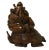 Chinese Chinese Carved Bamboo Turtle & Old Men Figure For Sale - Image 3 of 5