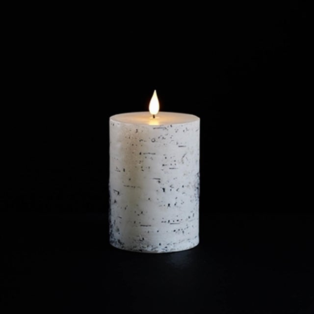 Kenneth Ludwig Chicago FIA Wick Birch Design Pillar Candle (Set of 2) For Sale - Image 4 of 5